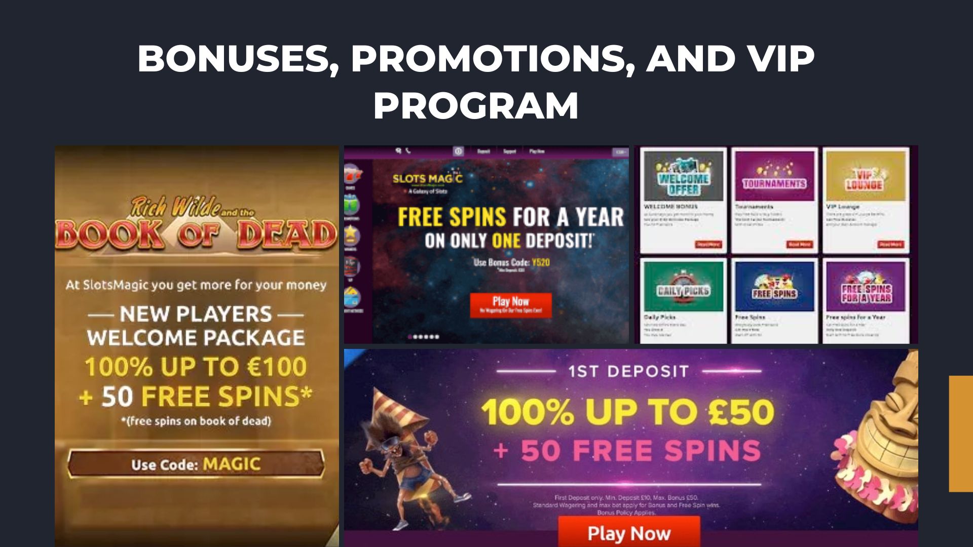 Slots Magic Bonuses, Promotions, and VIP Program